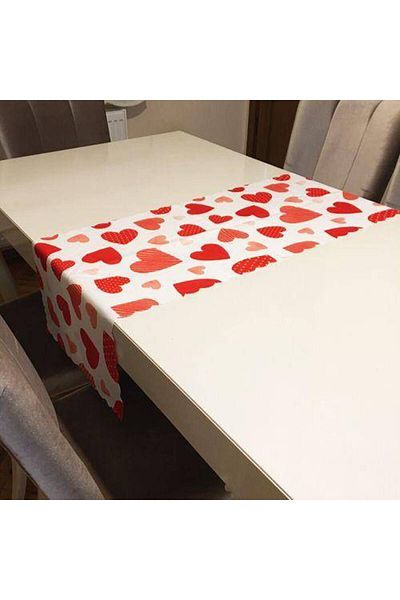 Parti Dükkanım Red Heart Runner 40*140 Cm