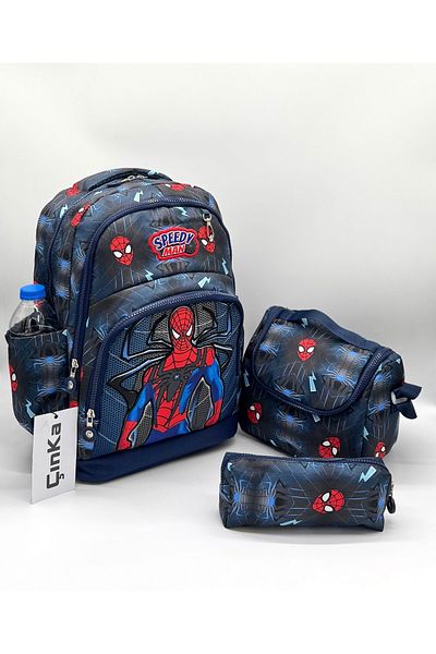 Çınka Bags Geantă ortopedică pentru școală primară cu model cu suport pentru spate