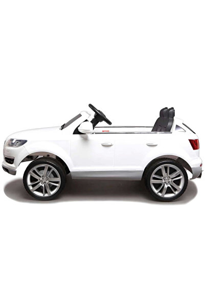 TRENDYPAZARS 437 Audi Q-SUV 12V Beyaz Akülü Araba