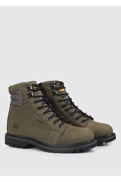 Caterpillar Ανδρικές μπότες Nubuck Overpass Wp Olive Black O05 015m 101226