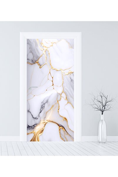 RENKLİ HOBBY Kapı Kaplama Folyosu - Kapı Sticker Giydirme - Kendinden Yapışkanlı