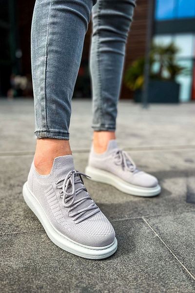Chekich Men's Tricot Shoes Ch307 - Gray
