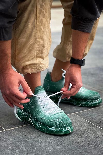 Chekich Kömen Ch307 Πολύχρωμα Ανδρικά Παπούτσια Tricot Green Splush