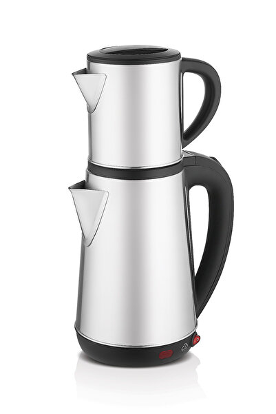 Hook By Troya Inox Tea Maker Electric Tea Machine Quality Stainless Steel Filter (1.8L - 1500W)