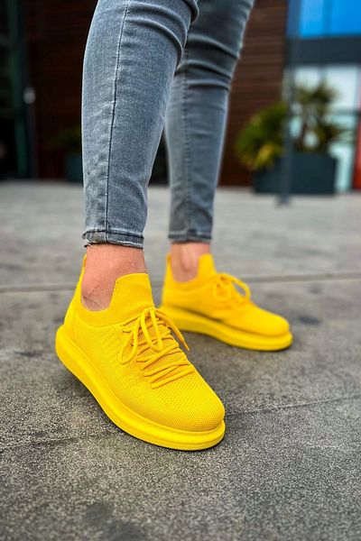 Chekich Ανδρικά παπούτσια Ch307 Rt Tricot Yellow