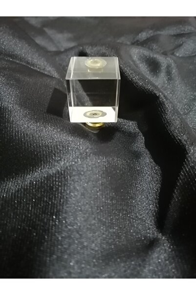 inga desing Cub de 20 mm (1BUC) Mâner de mobilier cu buton cromat de cristal