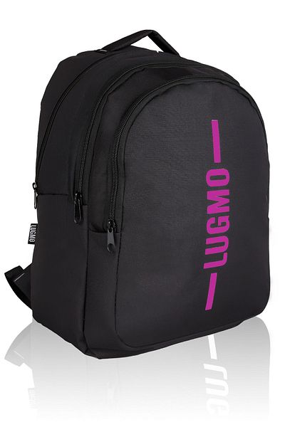 LUGMO Waterproof Three-Eye Schoolbag Junior High School Bag High School Bag Washable Pink
