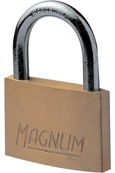 STOREMAX Bystoreby Lock Cad40 Magnum Solid Brass Padlock with Key, Gold, 5.4 X 4 X 1 cm Newdesing 646268