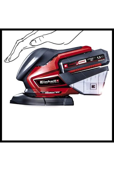 Einhell Te-os 18/150 Li Solo Titreşim Zımpara 18v - Aküsüz