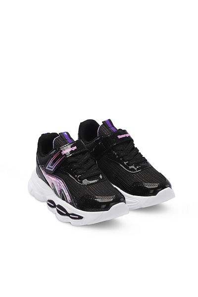 Slazenger Noble I Black Girls' Sneakers - Comfortable and Stylish