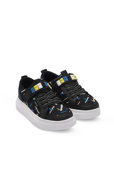 Slazenger NUMANCIA Παπούτσια Sneaker Boy Μαύρα / Μπλε