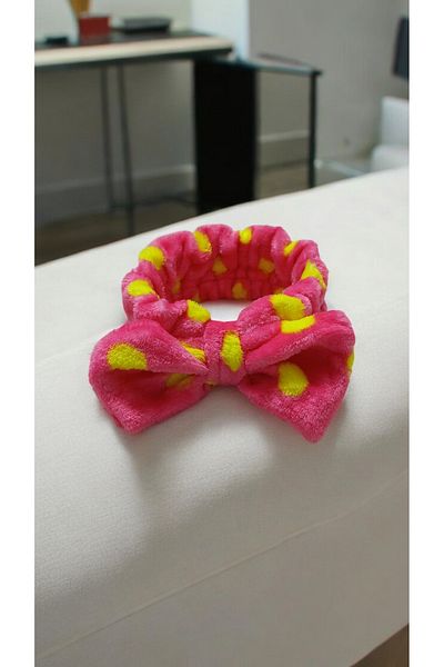 KANİNCHEN Banda de păr elastică pentru spălarea feței Super Soft Spa pentru femei
