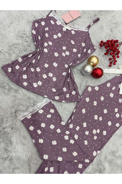 pijamaworld SET DE PIZAMA DE VARĂ CU TEXTURA MOALE