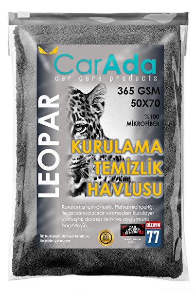 CarAda Mikrofiber Oto Kurulama Ve Temizlik Havlusu 50cmx70cm 365gsm