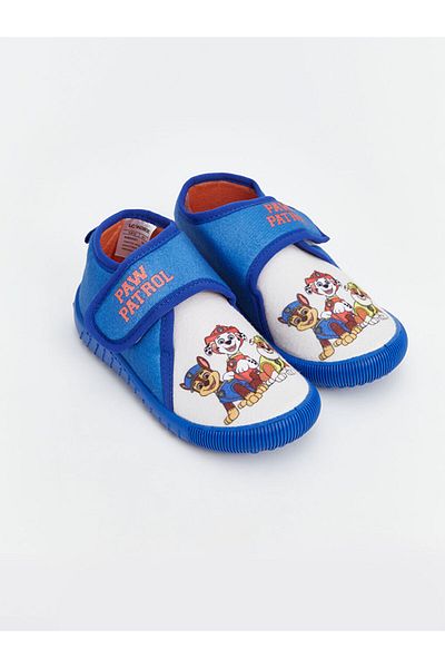 LC Waikiki Papuci pentru băieți cu velcro cu imprimeu Blue Paw Patrol LCW STEPS