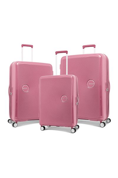 American Tourister CURIO HARD SPINNER 3 PCS SET PINK TSA