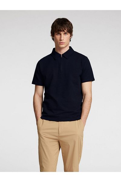 Selected Homme Poloshirt Seersucker