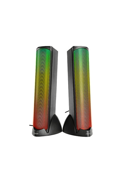 Mikado MD-183 2.0 3W*2 Bluetooth RGB Aydınlatmalı USB + 3.5mm USB 5V Hoparlör...