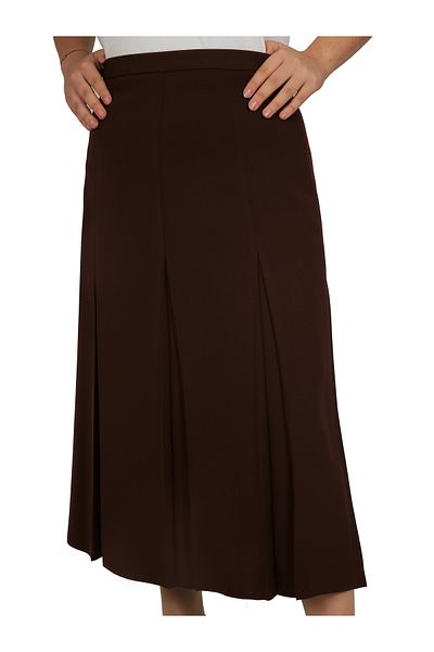Butik Intermediate Size Flares Lined Portoriko Fabric Flared Mother Skirt Urum Length 82 cm
