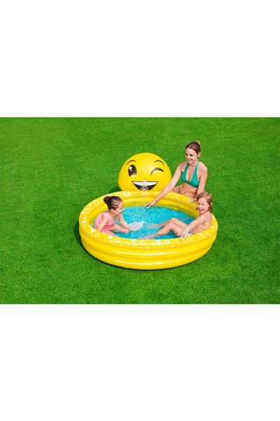 BESTWAY Summer Smiles Sprayer Pool 165Cm X 144Cm X 69Cm 26-53081