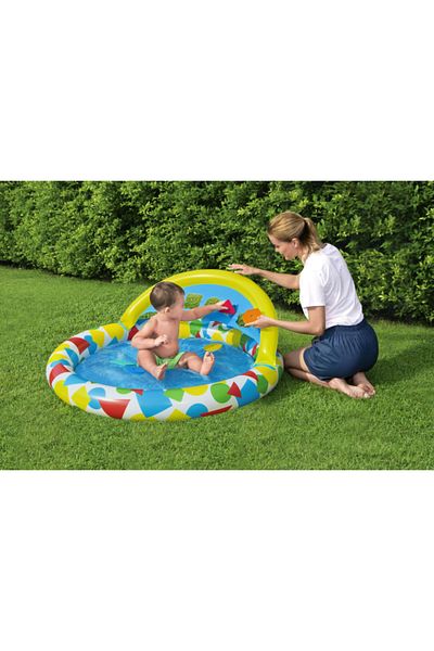 BESTWAY حوض سباحة للأطفال من Splash & Learn مقاس 120 × 117 × 46 سم 26-52378