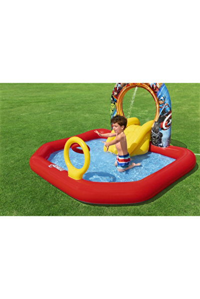 BESTWAY ® Avengers 6'11" x 6'6" x 49"/2.11m x 1.98m x 1.25m Avengers Assemble Play Center