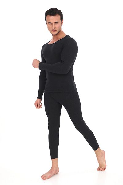 SAUNA SUIT Set termic cald de iarnă pentru bărbați sezon nou, tricou termic din bumbac, lenjerie termică