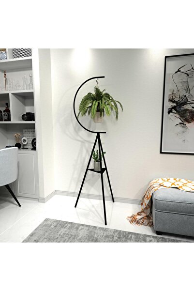 MAVİ TREND Dekoratif Metal Çiçeklik Saksı Askısı Dekoratif Saksılık