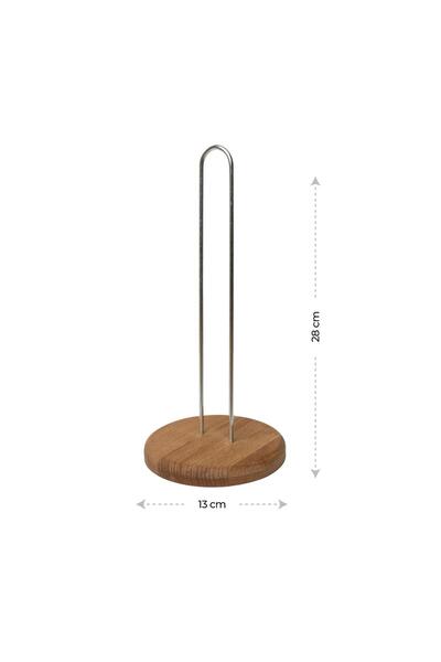 MAVİ TREND Decorative Wooden Paper Towel Holder Wooden Napkin Holder Table Countertop Towel Holder