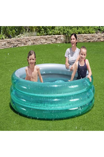 BESTWAY حوض سباحة معدني كبير بثلاث حلقات 170×53 سم -26-51042