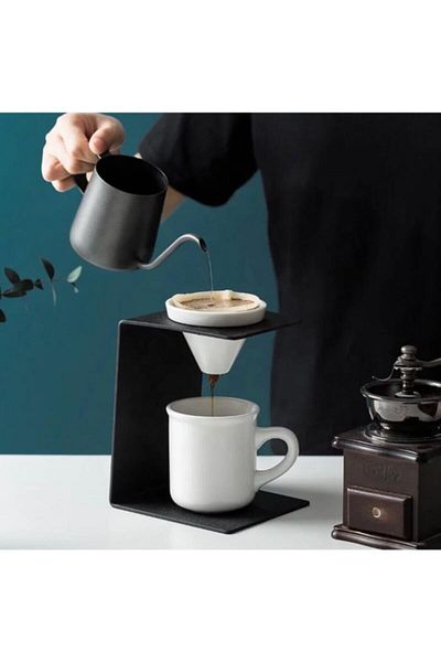 MAVİ TREND Pour-over V60 Dripper Stand, Metal Coffee Brewing Stand