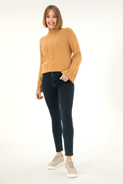 U.S. Polo Assn. بنطلون جينز بني نسائي 50291050 -VR029