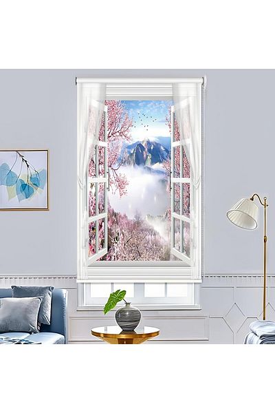 COOYA Roller blind,Window series pattern,heat and UV protection,suitable for bedroom,200cmx200cm