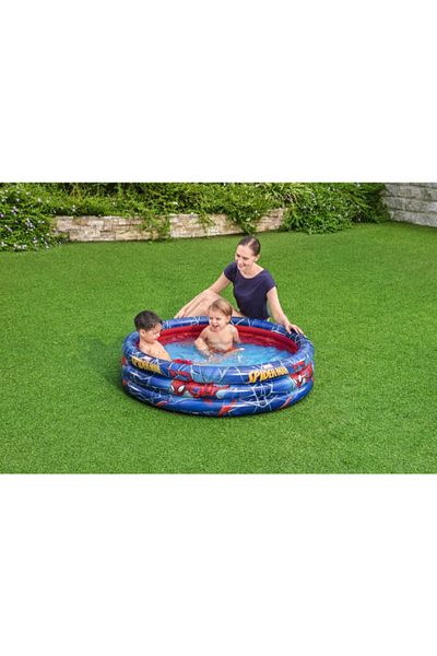 BESTWAY Spider-Man 122Cm X H30Cm 3-Ring Pool 26-98018