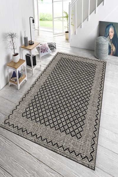 G&C HOME Modern Gray Sponge Non-Slip Soft Carpet Cover - Elastic