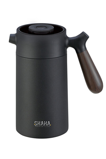 SHAHA ستانلس ستيل V.F 1.4 لتر مع فلتر رمادي معدني