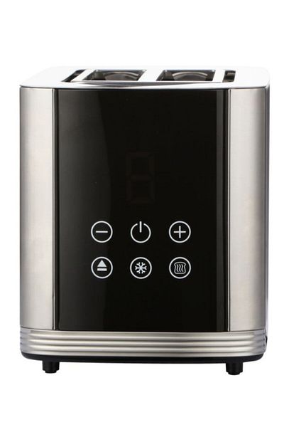 HOMİX 850W 2-Slice Digital Control Toaster - 2 Years Warranty