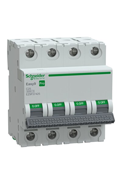 Schneider Electric 4x25a C 6ka Otomatik Sigorta Easy9 Pro