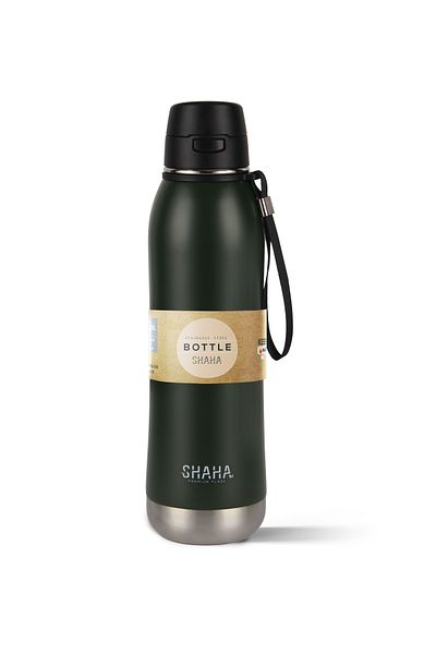 SHAHA VACCUM BOTTLE 800 ML GREEN