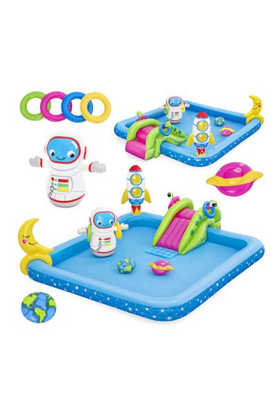 BESTWAY مركز لعب رائد الفضاء الصغير 2.28 متر × 2.06 متر × 84 سم 26-53126