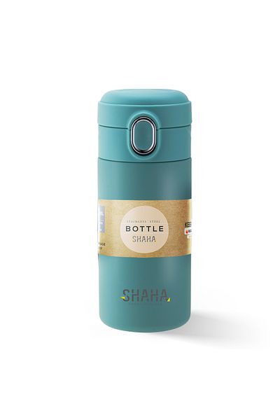SHAHA VACUUM BOTTLE 300ML BLUE