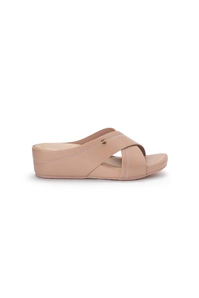 BATA Comfit Casual Wedge Slip On Sandals