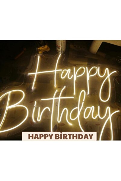organizasyon outlet Happy Birthday Model 2 Nişan Organizasyon Neon Işık