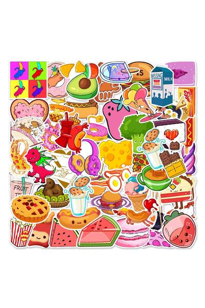 Gift Moda 25'li Su Geçirmez Opak Sticker Seri : 22