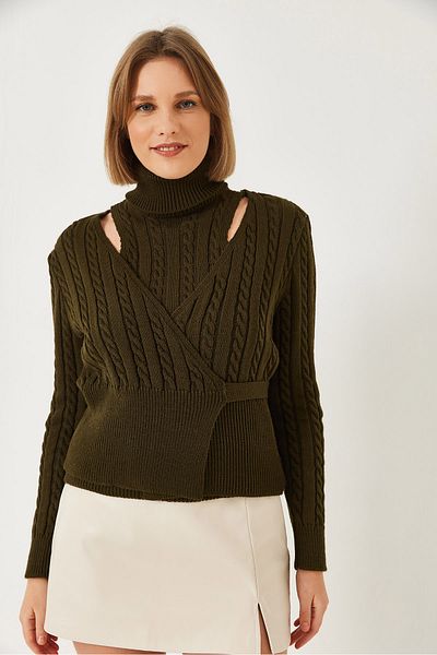 Bianco Lucci Women's Knitwear Double Set 20247577