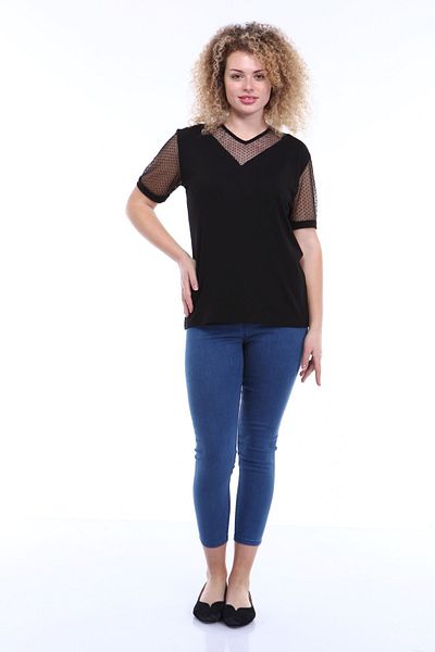 modayız Κοντομάνικη μπλούζα Plus Size 1d-1786