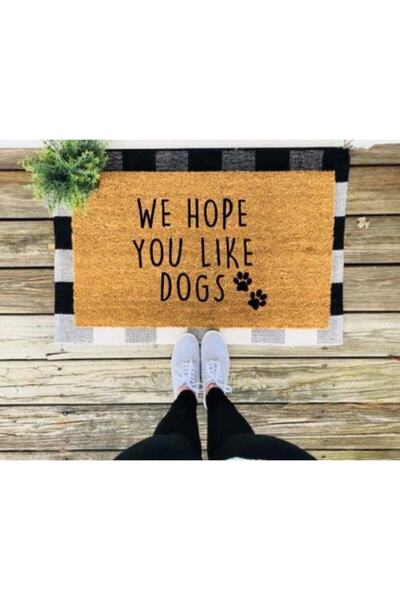 DefLife Home Hope You Like Dogs Door Front Koko Mat