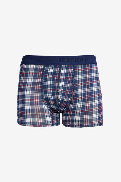 ALTINYILDIZ CLASSICS Ανδρικό Premium βαμβακερό Navy Blue-μπορντό 3 τεμαχίων με μοτίβο εύκαμπτο πακέτο μπόξερ