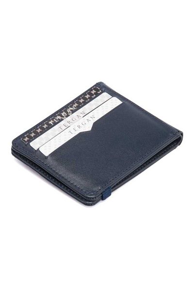 Tergan Unisex Daily Use Genuine Leather Card Holder