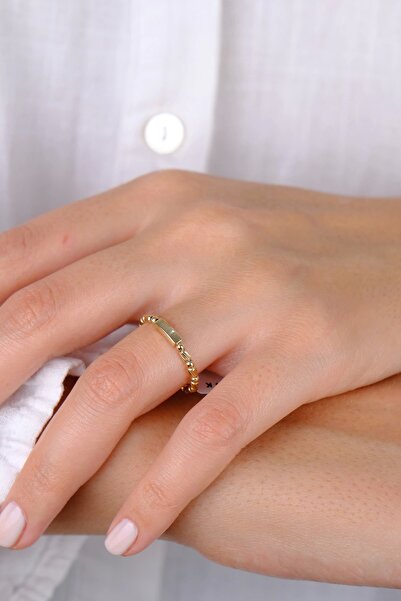 Arpaş 14 Ayar Altın Minimal Sade Yüzük